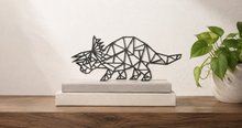 Load image into Gallery viewer, Geometric Triceratops - Dinosaur