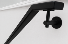 Load image into Gallery viewer, Modern Handrail Bracket | Round | Black