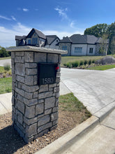 Load image into Gallery viewer, Modern Brick Mailbox by Alpine Metal Design