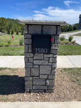 Load image into Gallery viewer, Modern Brick Mailbox by Alpine Metal Design