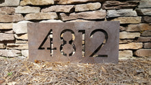 Load image into Gallery viewer, Custom House Number Plaque for Stylish Home Address Display