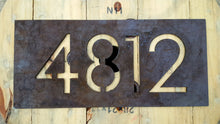 Load image into Gallery viewer, Custom House Number Plaque for Stylish Home Address Display