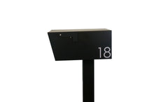 Load image into Gallery viewer, Modern Sierra Mailbox - Powder Coated Flat Black - Alpinemetaldesign