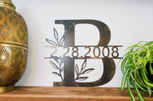 Load image into Gallery viewer, Split Monogram Letter - Alpinemetaldesign