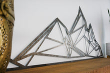 Load image into Gallery viewer, Geometric Mountain Scape - Alpinemetaldesign