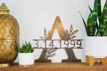 Load image into Gallery viewer, Split Monogram Letter - Alpinemetaldesign