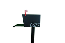 Load image into Gallery viewer, Modern Sierra Grande Mailbox - Powder Coated Flat Black - Alpinemetaldesign