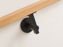 Load image into Gallery viewer, Modern Handrail Bracket | Linear | Black
