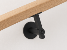 Load image into Gallery viewer, Modern Handrail Bracket | Linear | Black
