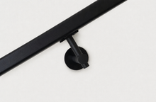 Load image into Gallery viewer, Modern Handrail Bracket | Round | Black
