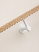 Load image into Gallery viewer, Modern Handrail Bracket | Round | White
