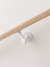 Load image into Gallery viewer, Modern Handrail Bracket | Round | White
