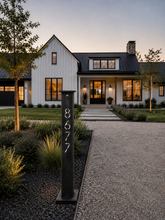 Load image into Gallery viewer, Modern Steel Address Post
