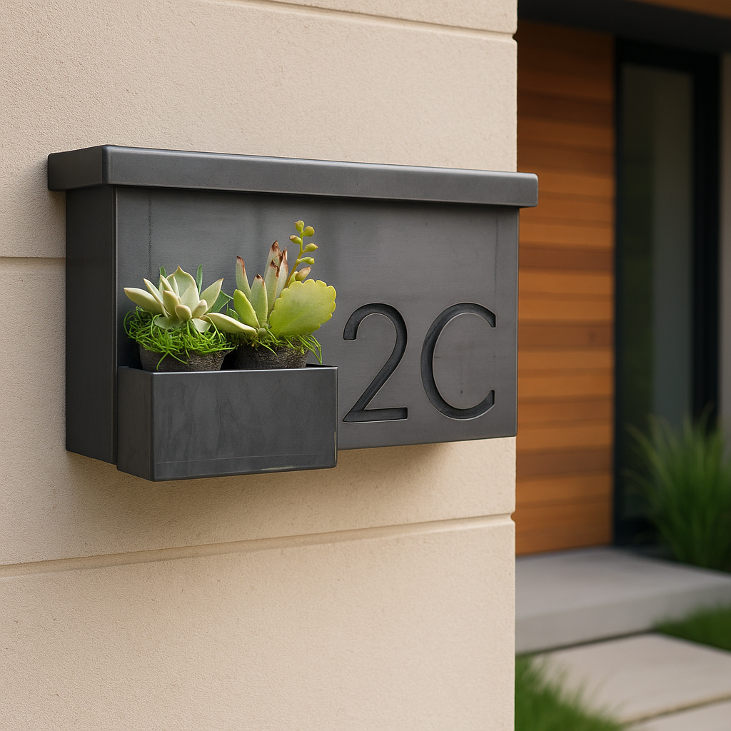 Modern Ridge Mailbox