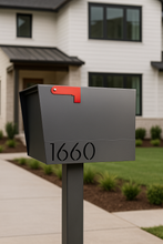 Load image into Gallery viewer, Modern Sierra Grande Mailbox - Powder Coated Flat Black
