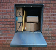 Load image into Gallery viewer, Modern Brick Mailbox by Alpine Metal Design
