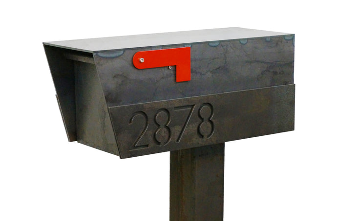 Modern Summit Mailbox - Alpinemetaldesign