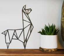 Load image into Gallery viewer, Geometric Llama - Alpinemetaldesign
