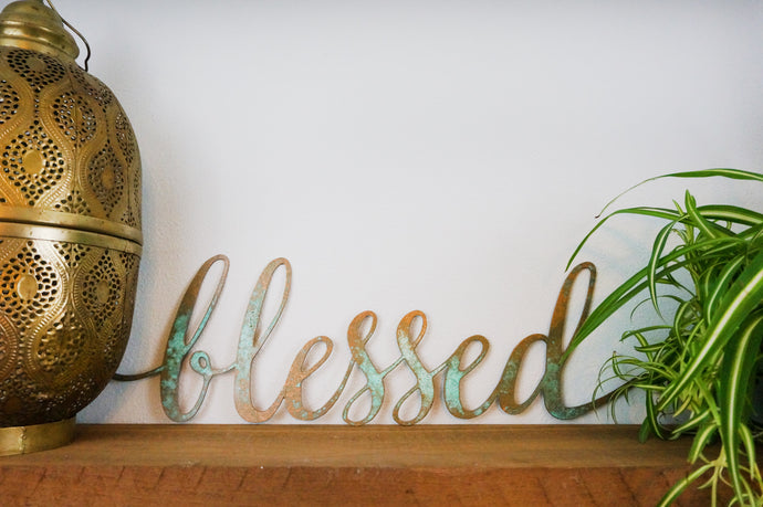 Blessed - Metal Wall Art - Alpinemetaldesign