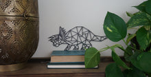 Load image into Gallery viewer, Geometric Triceratops - Dinosaur - Alpinemetaldesign
